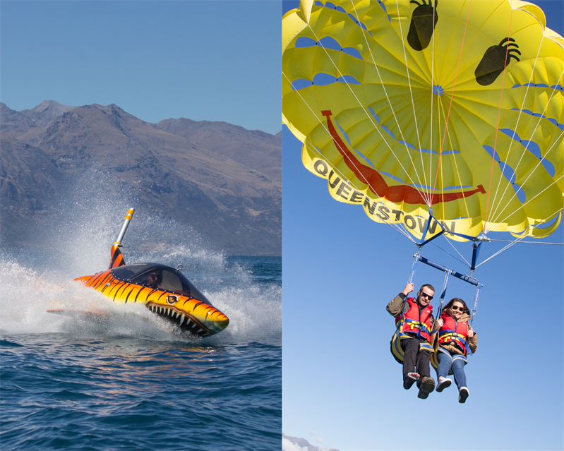 Tandem Paraflights & Hydro Attack