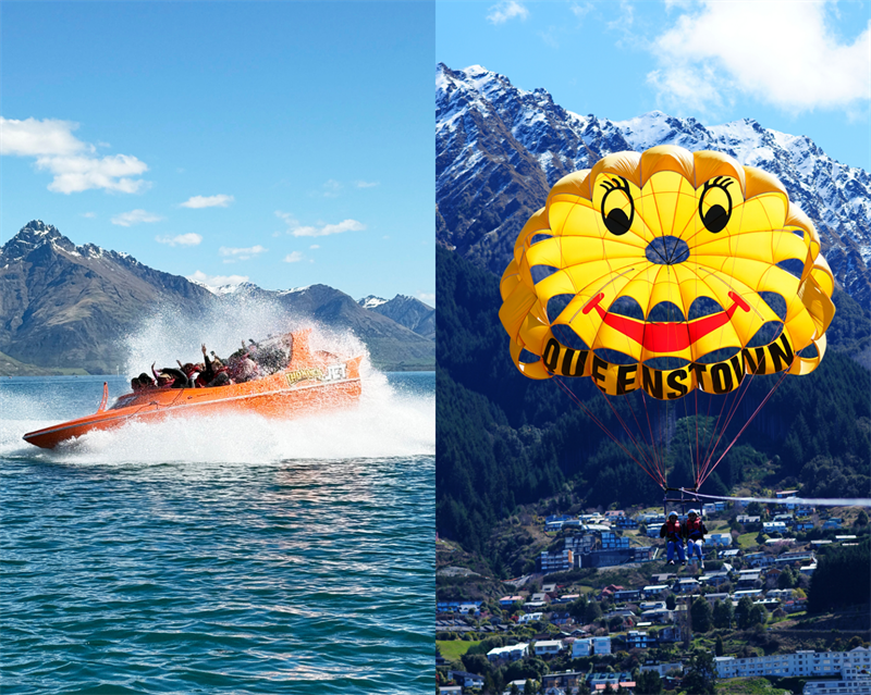 Tandem Paraflights & Thunder Jet